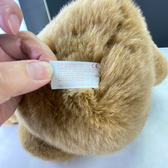 Vintage Cuddle Wit Sitting Brown Teddy Bear - Picture 9 of 11
